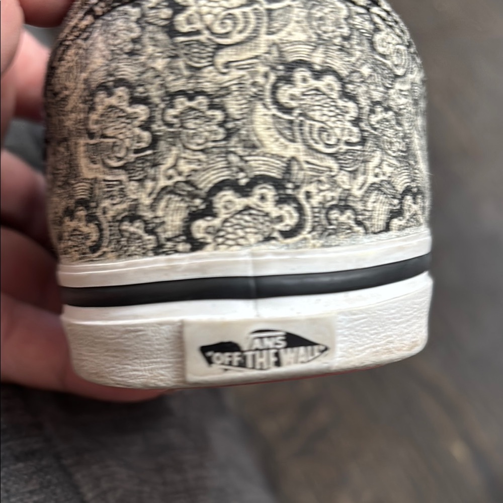 Vans Atwood Paisley Patterned Sneakers with Black Laces - Picture 7 of 8